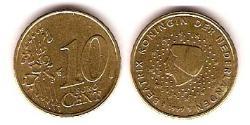10 Eurocent Königreich der Niederlande (1815 - ) Tin/Aluminium/Kupfer/Zink 