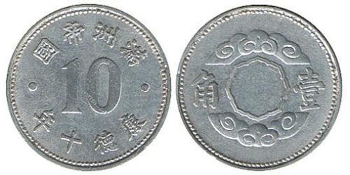 10 Fen Manchukuo Aluminium 