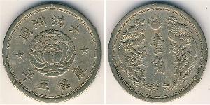 10 Fen Manchukuo Copper/Nickel 