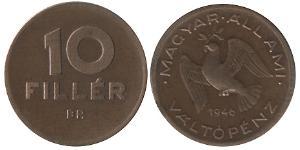 10 Filler Ungheria (1989 - ) Alluminio/Bronzo 