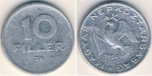 10 Filler Hongrie (1989 - ) Aluminium 