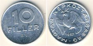 10 Filler Hungary (1989 - ) Aluminium 