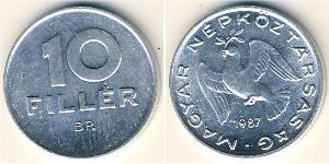 10 Filler Hungary (1989 - ) Aluminium 