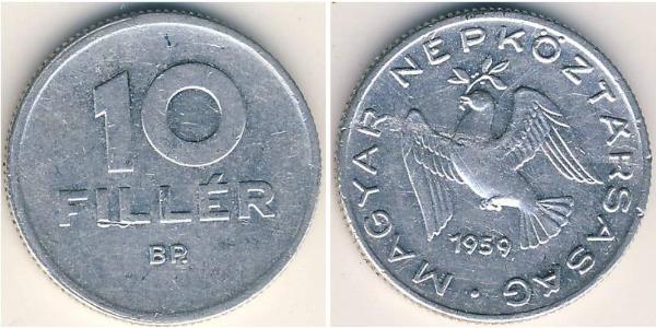 10 Filler Hungary (1989 - ) Aluminium 