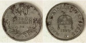 10 Filler Hongrie (1989 - ) Argent 