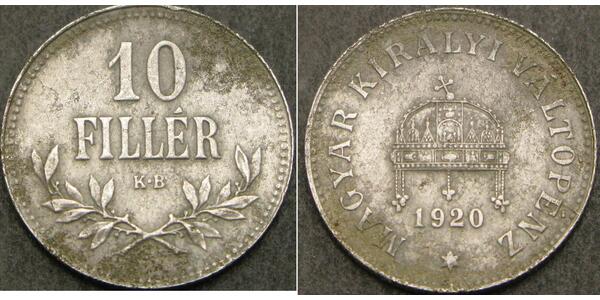 10 Filler Hongrie (1989 - ) Argent 