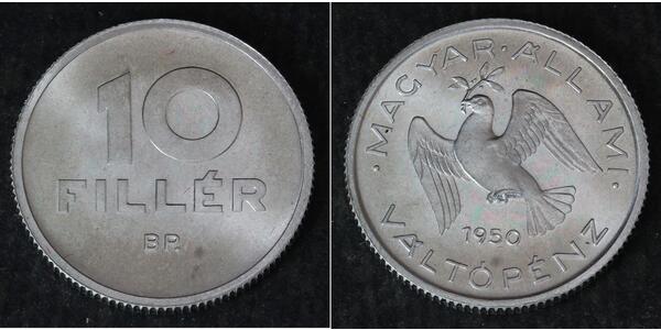 10 Filler Hungría Cobre 
