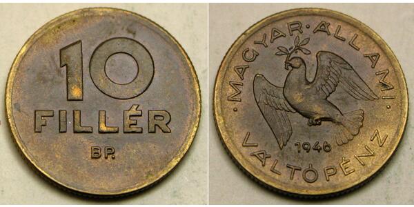 10 Filler Hungary Copper 