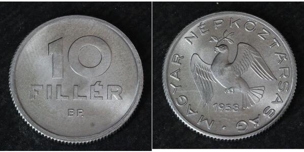 10 Filler Hungary Copper 