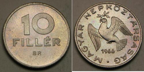 10 Filler Hongrie Cuivre 