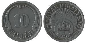 10 Filler Hongrie (1989 - ) Cuivre/Nickel 