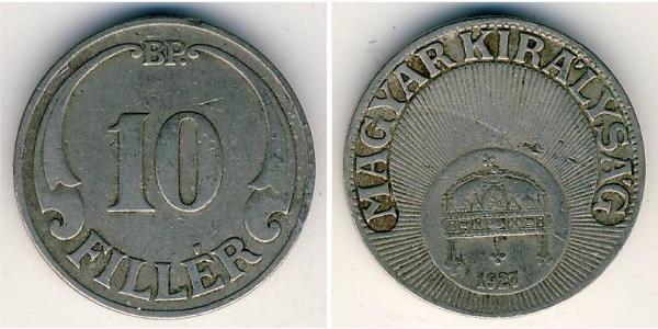 10 Filler Hongrie (1989 - ) Cuivre/Nickel 