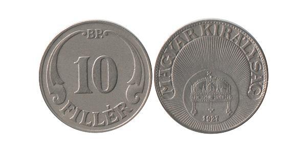 10 Filler Hongrie (1989 - ) Cuivre/Nickel 