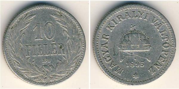 10 Filler Hongrie (1989 - ) Nickel 
