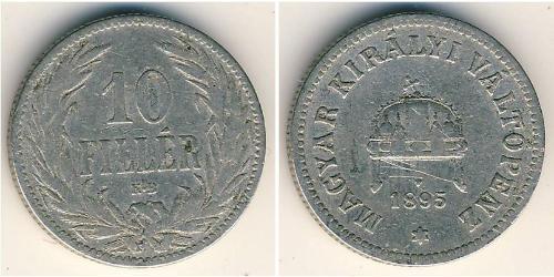 10 Filler Hungría (1989 - ) Níquel 