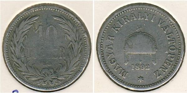 10 Filler 匈牙利王国 镍 弗朗茨·约瑟夫一世 (1830 - 1916)