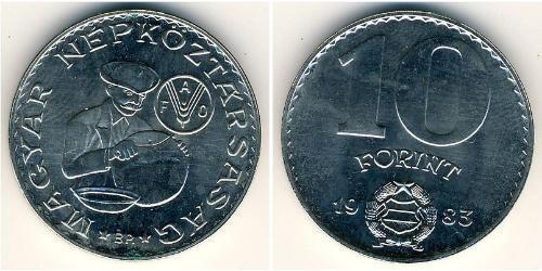 10 Forint Hungary (1989 - ) Nickel 