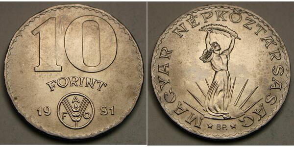 10 Forint Hungary (1989 - ) Nickel 