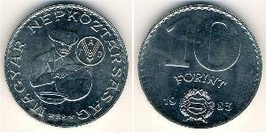 10 Forint Ungarn (1989 - ) Nickel 