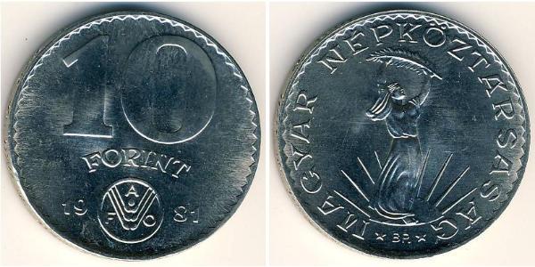 10 Forint 匈牙利 镍 