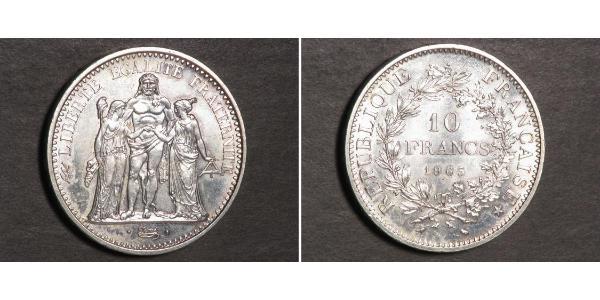 10 Franc Cinquième République (1958 - ) Argent 