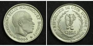 10 Franc Cote dIvoire Argent 