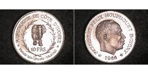 10 Franc Cote dIvoire Argent 