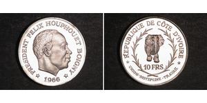 10 Franc Cote dIvoire Argent 