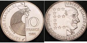 10 Franc Francia Argento 