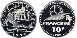 10 Franc Quinta Repubblica francese (1958 - ) Argento 