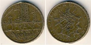10 Franc Francia Bronce 
