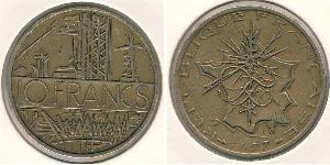 10 Franc Francia Bronce 