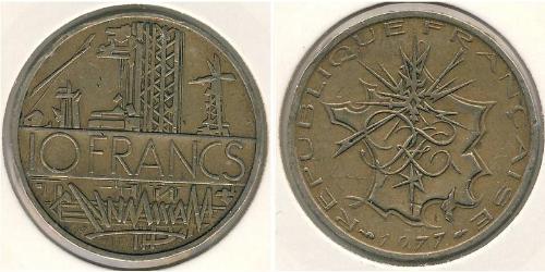10 Franc Francia Bronce 