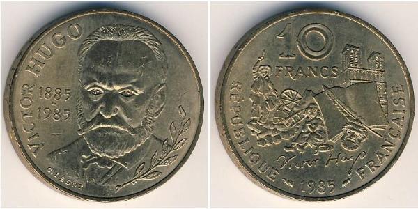 10 Franc French Fifth Republic (1958 - ) Bronze/Nickel 