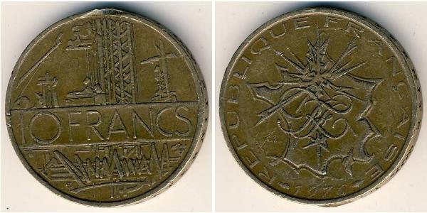 10 Franc Francia Bronzo 