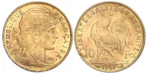 10 Franc Dritte Französische Republik (1870-1940)  Gold 