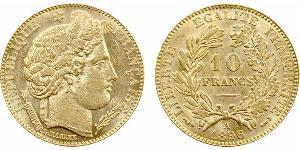 10 Franc French Second Republic (1848-1852) Gold 