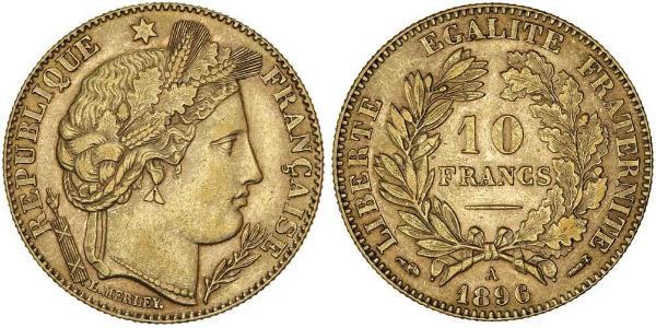 10 Franc French Second Republic (1848-1852) Gold 