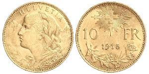10 Franc Switzerland Gold 