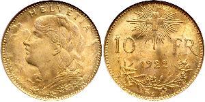 10 Franc Switzerland Gold 