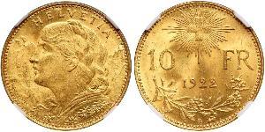 10 Franc Switzerland Gold 