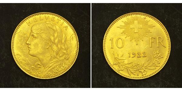 10 Franc Switzerland Gold 