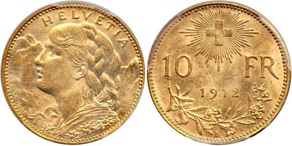 10 Franc Switzerland Gold 