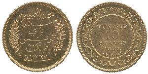 10 Franc Tunisia Gold 