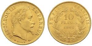 10 Franc Zweites Kaiserreich (1852-1870) Gold Napoleon III (1808-1873)