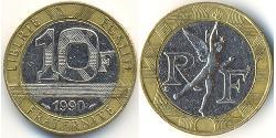 10 Franc Fünfte Französische Republik (1958 - ) Kupfer/Nickel 