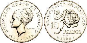 10 Franc Monaco Kupfer/Nickel 