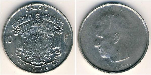 10 Franc Belgien Nickel 