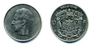 10 Franc Belgium Nickel 