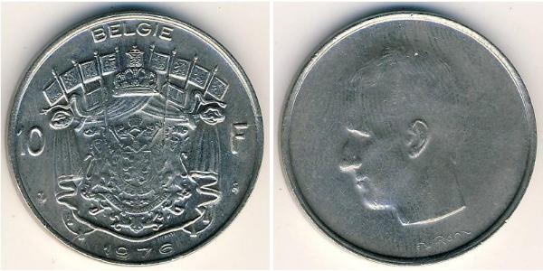 10 Franc Belgium Nickel 